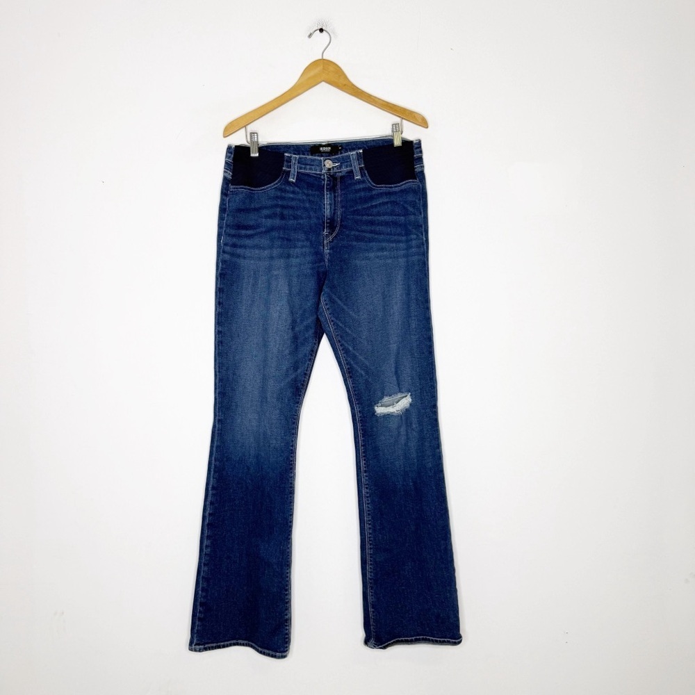 Hudson Nico Maternity Bootcut Jeans Size 34 Dark Wash